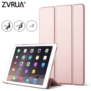 

For iPad Air2 Air1, ZVRUA YiPPee Case Slim Pu Leather Smart Cover for Apple iPad Air 1/ 2 Case Sturdy Stand Auto Sleep / Wake