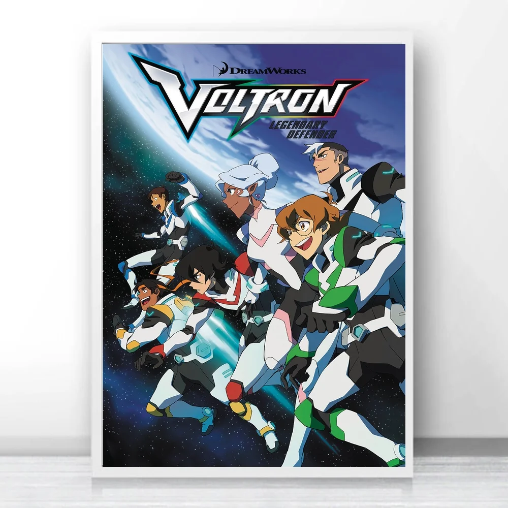 

Voltron Legendary Defender Art Silk Poster Home Decor 12x18 24x36inch