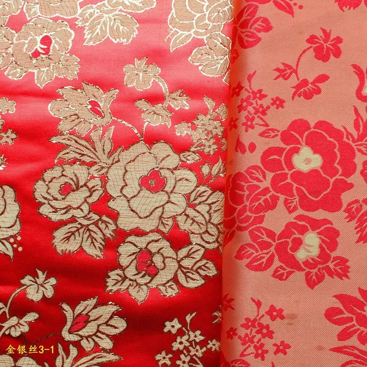 CF435 1 метр 150 см ширина 5 цветов Высококачественная металлизированная ткань из жаккардовой парчи для китайского Qipao косплей платье DIY ткань
