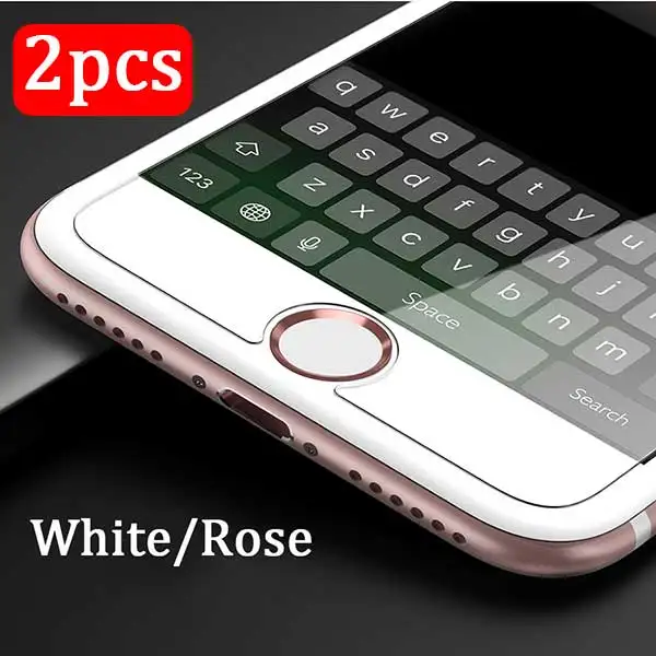Универсальная наклейка на кнопку «домой» на для iphone 8 Plus 7 6s 6 Plus 5S SE для iPad, алюминиевая защита от отпечатков пальцев Touch ID, полное покрытие - Цвет: 2pcs White Rose