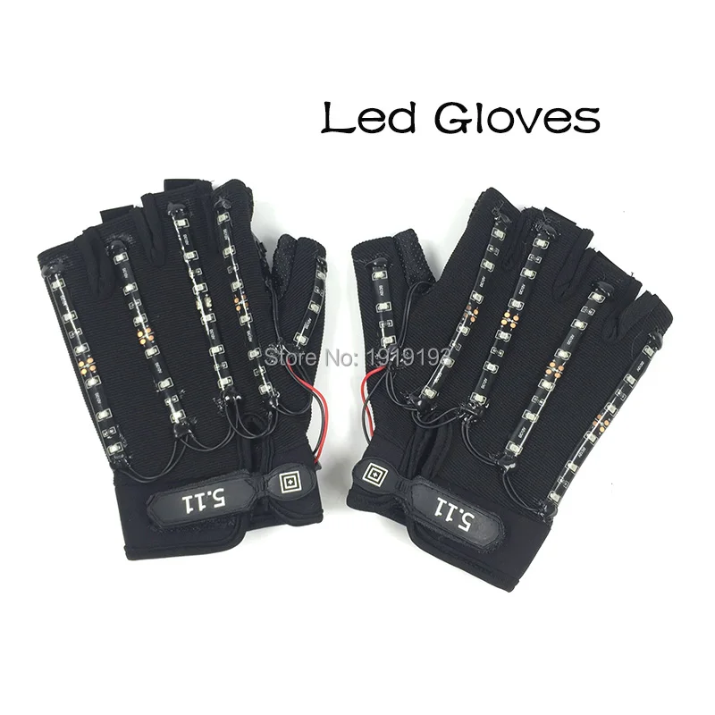 

2019 Grand Event Supplies Laser Neon Cool Attractive Gloves Mardi Gras Favors Led String Hip-Hop Dance Gloves Wine Party Decor
