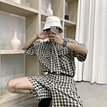 Весна и лето новая Корейская версия небольшой свежий квадрат сетки красный отправить галстук мужской повседневный костюм m-xl