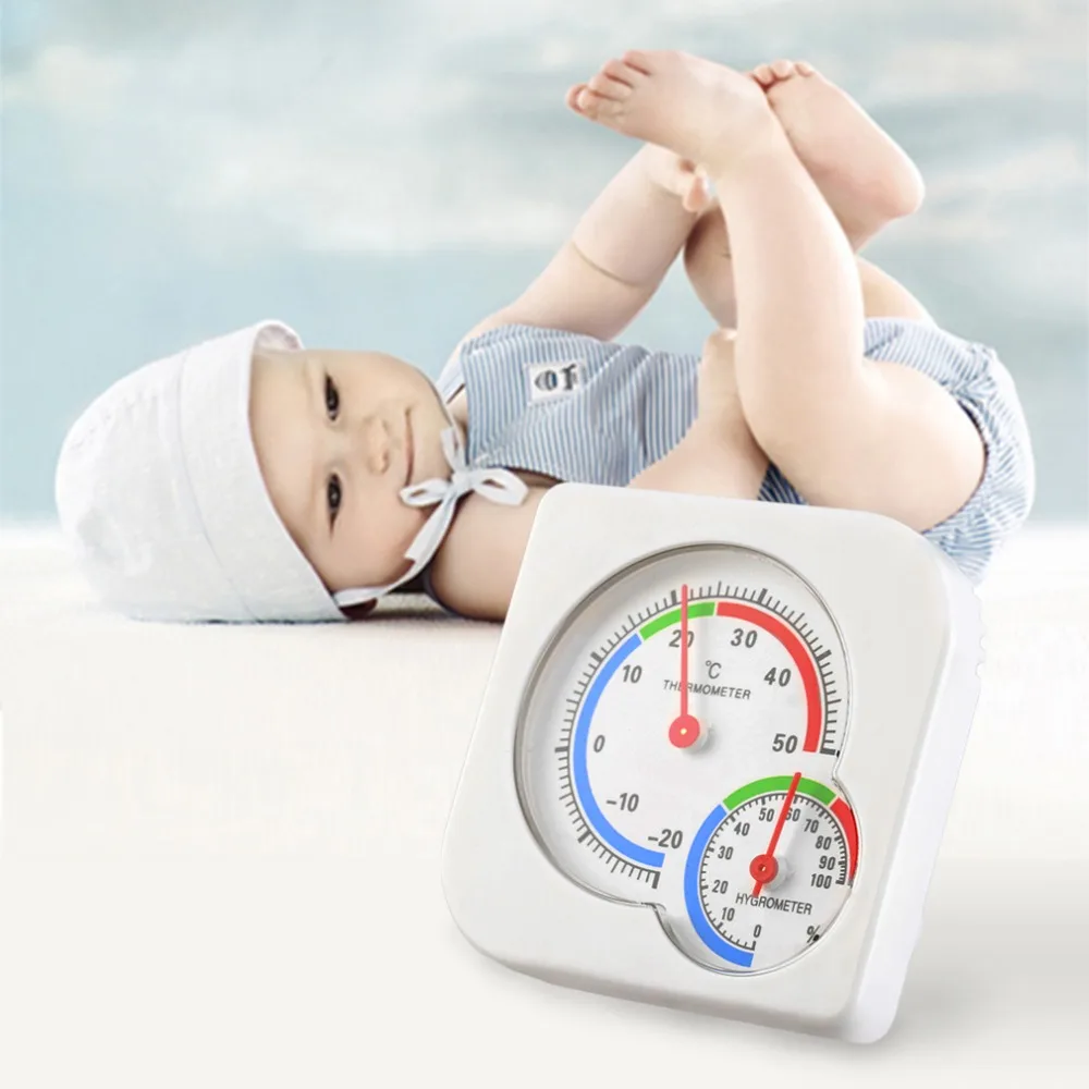 

2018 New Useful Nursery Baby House Room Mini Thermometer Wet Hygrometer Temperature Meter
