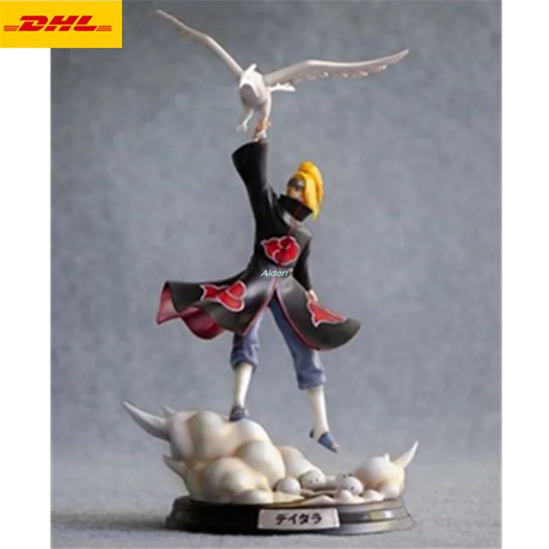 

17" Statue NARUTO Bust Deidara Full-Length Portrait Akatsuki GK Kurotsuchi Action Figure Collectible Model Toy BOX 44CM Z1229