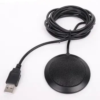 

Kuulee Omnidirectional Pickup Mic with USB Interface Drive Free Conference Microphone for Voice Chat Gaming Meetings