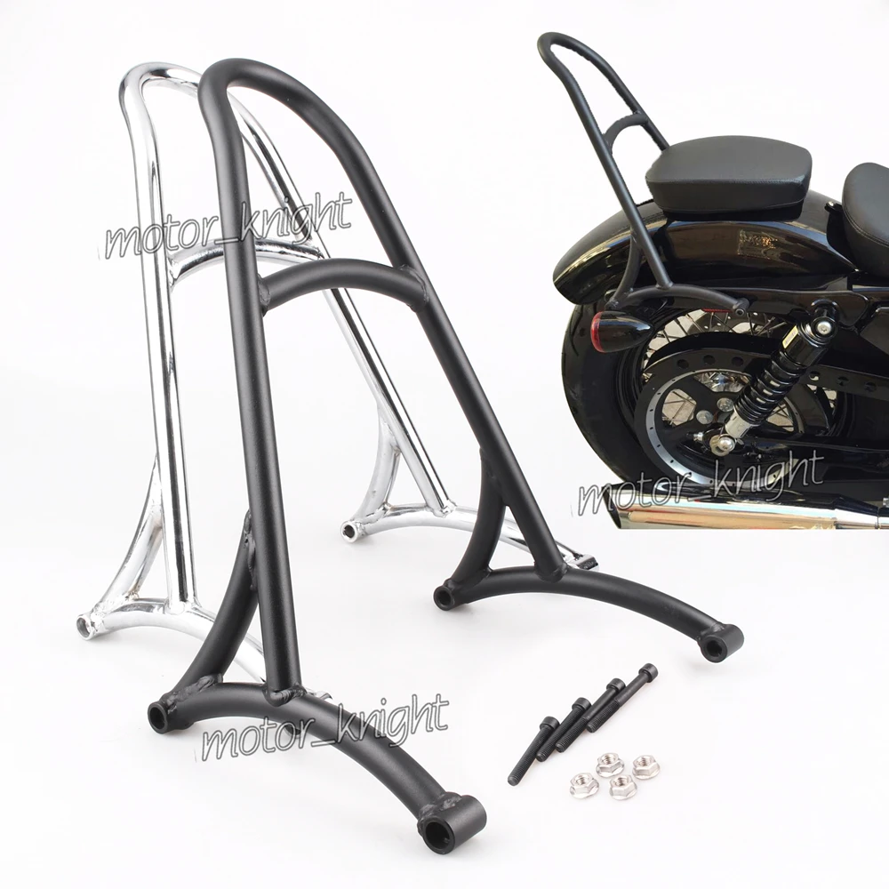 Короткая спинка для езды на мотоцикле Harley Sportster XL Iron Nightster 883 1200 48 72 2004 2015 2016 2017| |