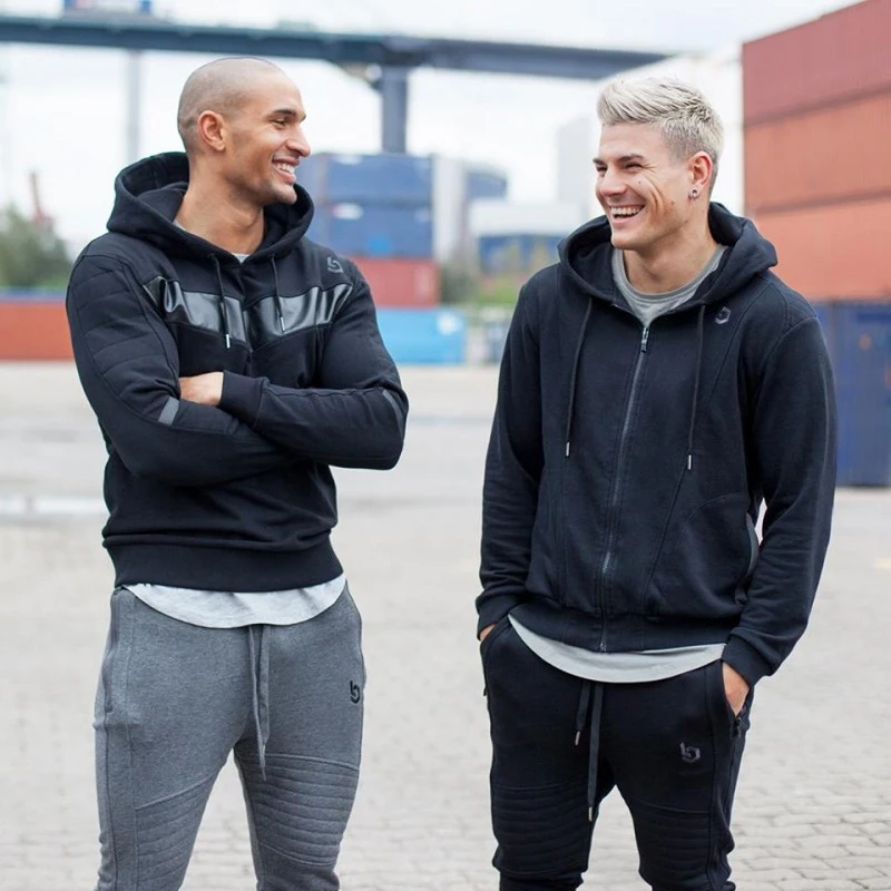 Mens tracksuit Set Joggers Suits Male (3)