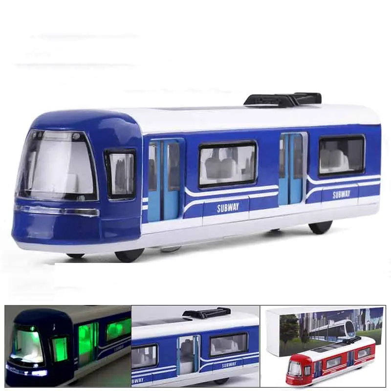 

Alloy subway train head model toy high-speed rail light rail 6619/6620/6621 gift