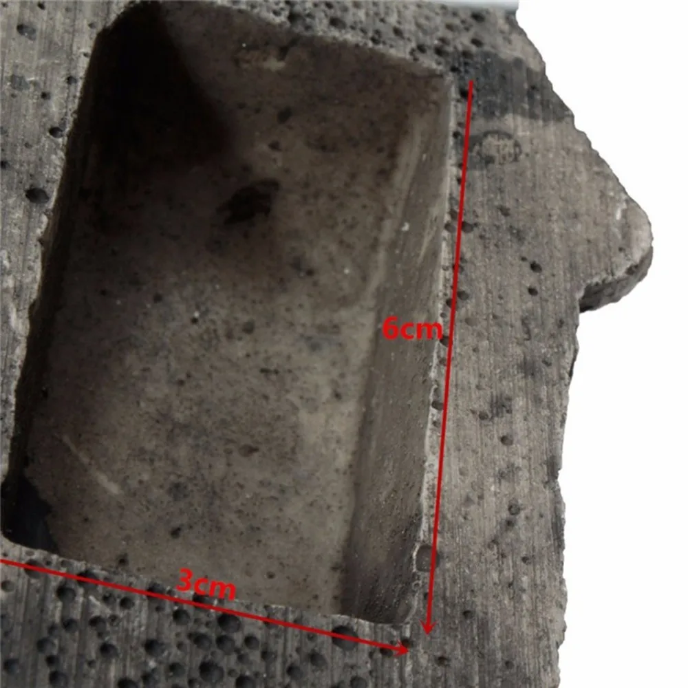 Открытый грязевой запасной ключ дом Сейф скрытый безопасности Рок футляр с камнями коробка поддельный камень держатель садовый орнамент 6x8x3cm