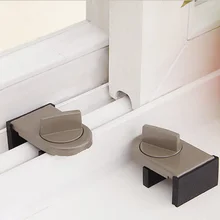 2 шт., детский замок с зажимом и Противоугонный велосипедный алюминиевый замок, оконный фиксатор, защитный замок для детей, ящик