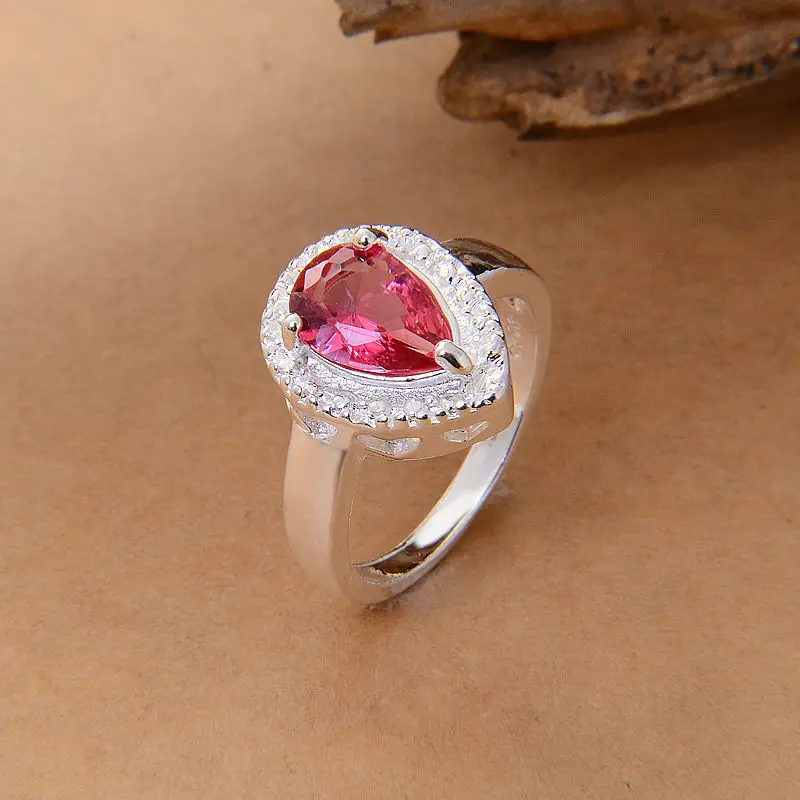 cheap hot love silver plated rings for engagement lovers gift jewelry