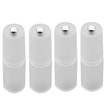 

Centechia Useful 4PCS AAA to AA Size Cell Battery Converter Adapter Adaptor Batteries Holder Plastic Case Switcher
