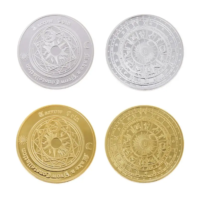 

Tarot Commemorative Coin Love Divination Array Lucky Gift Home Decoration Crafts