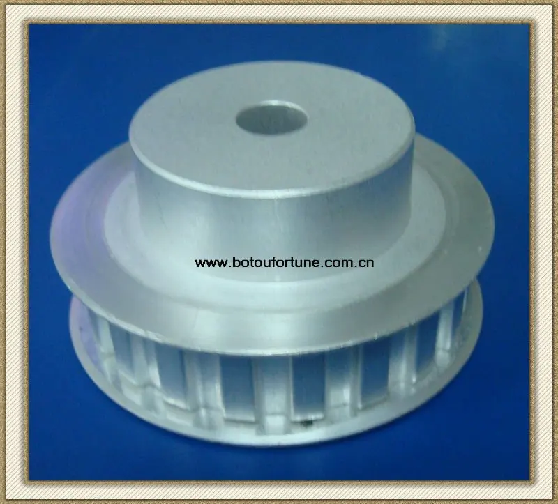 XL Aluminum timing pulley with double flanges and hubin Pulleys from