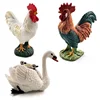 Cute Chicken Duck Goose action figure farm toys plastic animal model Gift For Kids home decoration accessories Pvc Crafts statue ► Photo 2/6