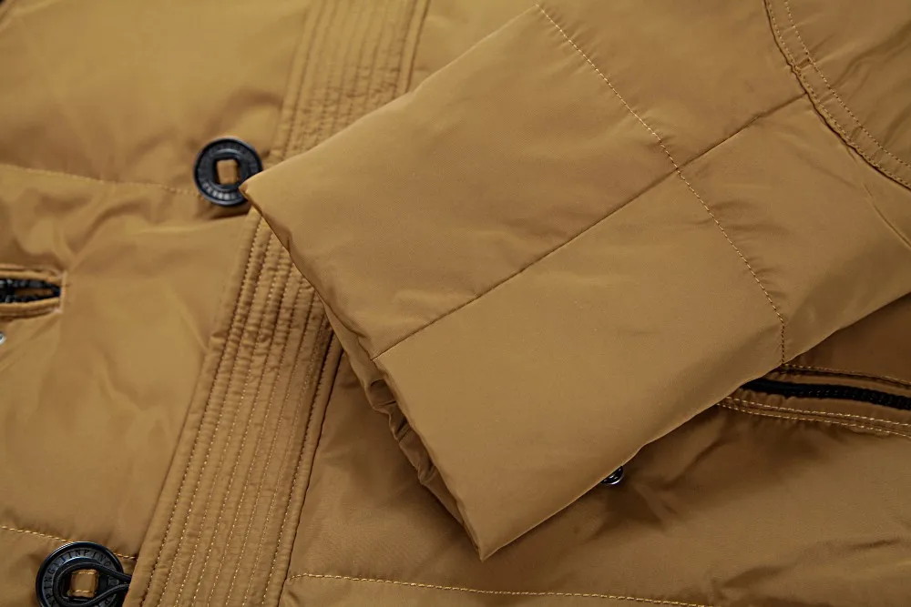 Зимняя куртка Мужская известная фирменная одежда, пиджак модный толстый Повседневный пуховик Высококачественная Обычная парка