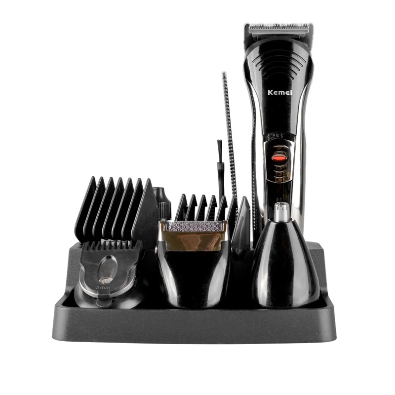 

Fashion Design Professional Kemei KM-590A 7-in-1 Electric Grooming Beard Hair Shaver Men's Razor Trimmer Kit Free Shipping Razor