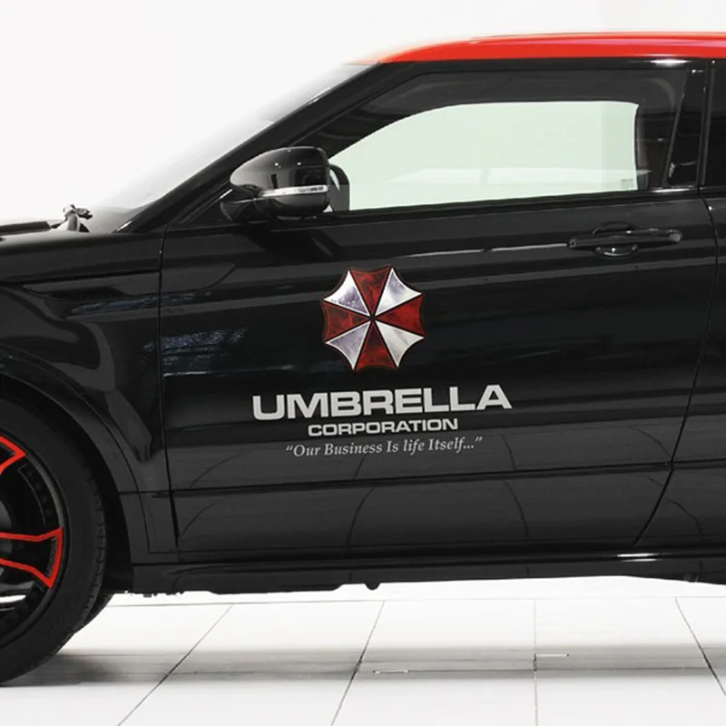 35/50/75/90 см цветная пленка Umbrella Corporation биологическая опасность Стайлинг автомобиля