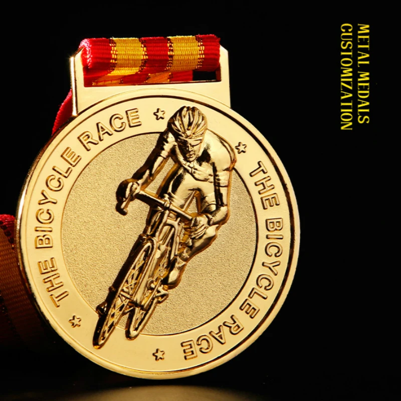 

The New Bicycle Race Medals Customized Cycling Competition Award Sports Souvenirs Team Cycling Competition Champion Rewards