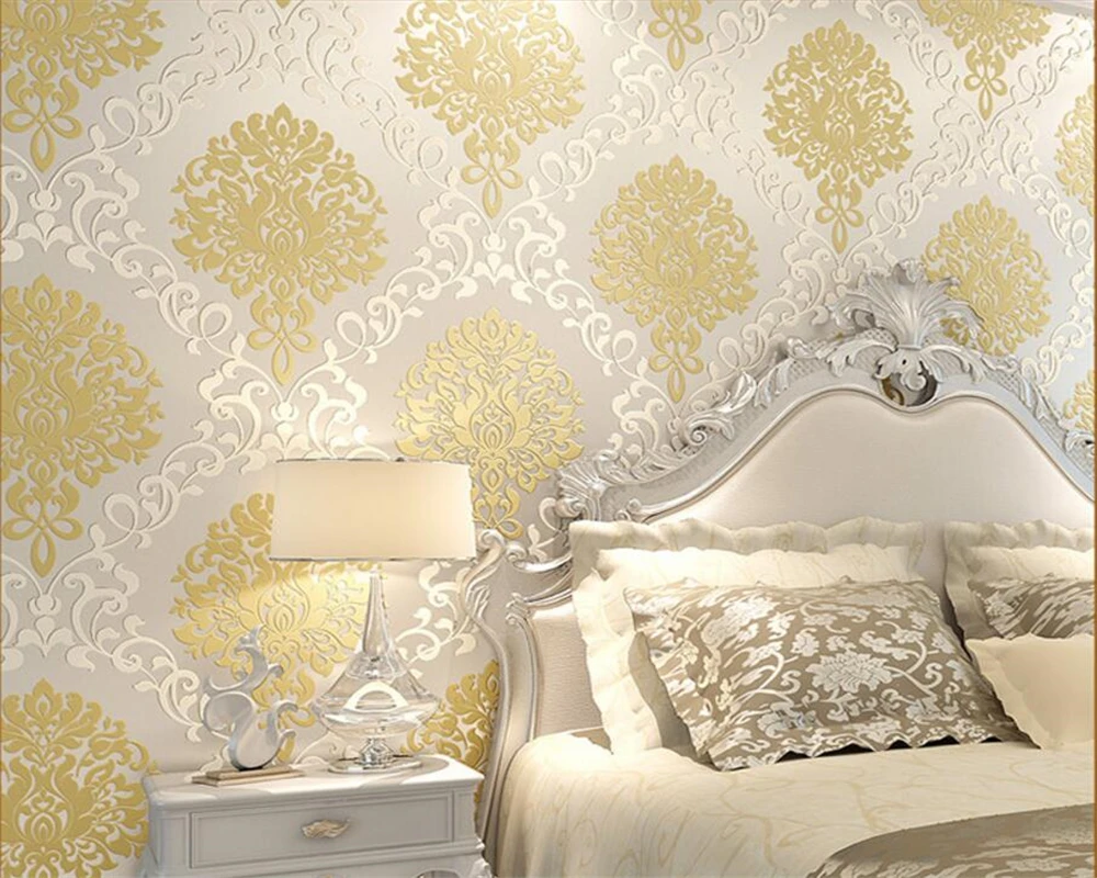 Купить Обои Белый С Золотом