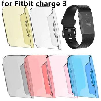 

Transparent Protective Case Cover Shell for Fitbit Charge 3 Fitness Activity Tracker Smart Watch Support Touch Screen 300pcs/lot