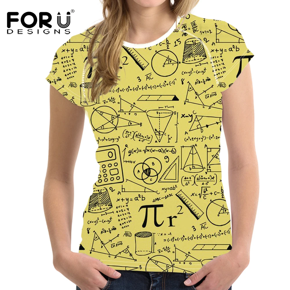 FORUDESIGNS/футболка с коротким рукавом для женщин газетный рисунок Креативная одежда трендовая футболка с принтом для женщин Повседневный Топ - Цвет: T1177BV