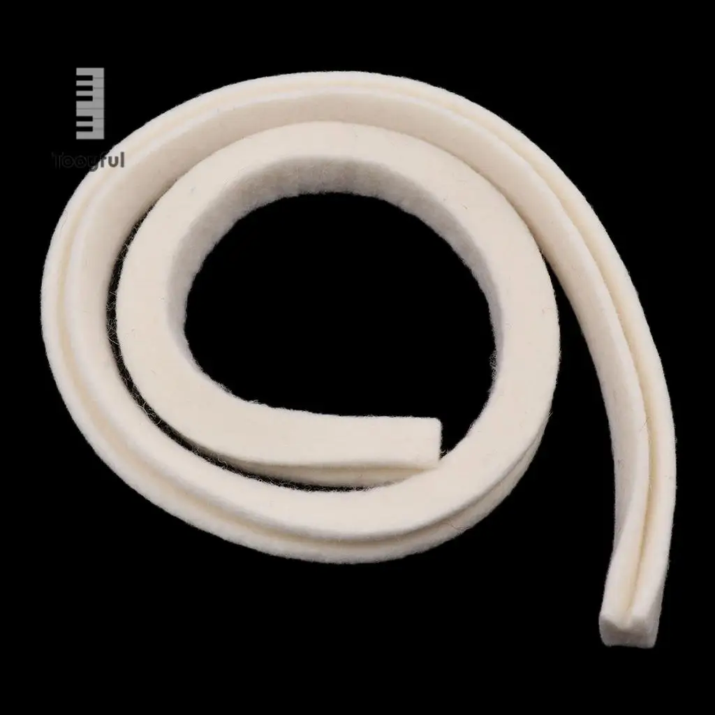 Tooyful White Grand Piano Damper Lifter Felt for Trichord 3 String Notes Piano Repair Replacement Parts