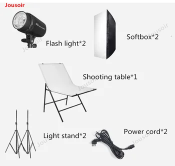 

Led small still table double flash set simple studio fill photo shooting flexo Light Box CD50 T03