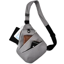 Повседневные мужские сумки-мессенджеры, водонепроницаемая сумка через плечо для мужчин, нейлоновая маленькая Противоугонная пушка, нагрудная мужская сумка, бизнес LSH328