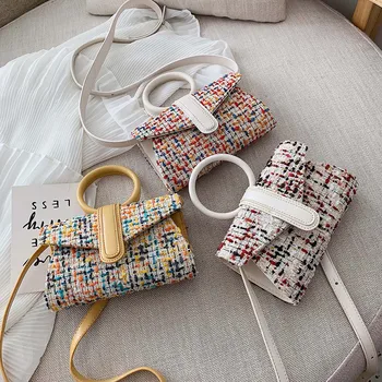 

Small Bags Shoulder Bag Luxury handbag Women's Bag Bucket Bag Shoulder Bag Color Stitching Crossbody Bag bolso mujer