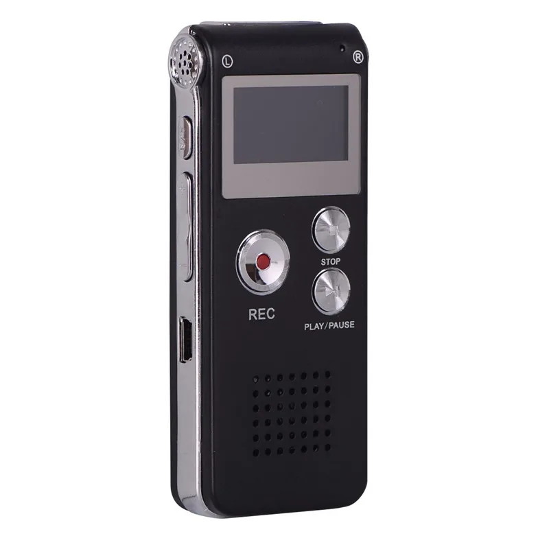 Digital Audio Voice Recorder con Mini USB Voice Activated Altoparlante Multifunzionale MP3 Music Pl
