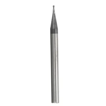 

DANIU 1pc Radius 0.5mm 2 Flutes Tungsten Steel Coated Ball Nose CNC End Mill Bit Milling Cutter Tools