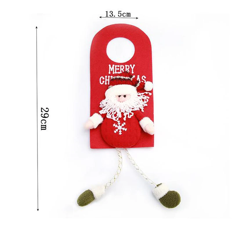 2019 new Christmas Santa Claus Snowman Reindeer XMAS Door Hanging Home Decoration