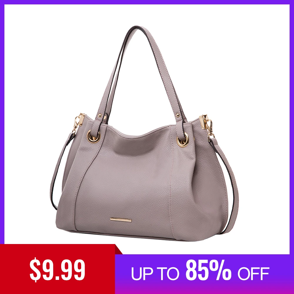 

AMELIE GALANTI Luxury Large Leather Crossbody Bag Women Shoulder Bag Fashion Soft Casual Totes Womens Handbag Capacity Bags