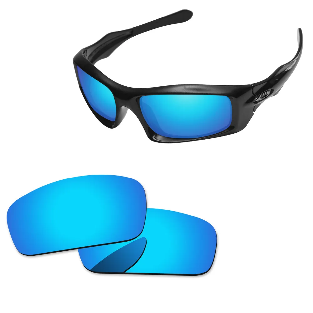 Поликарбонат-голубое зеркало замена линз для Monster Pup Солнцезащитные очки Рамка UVA и UVB Защита