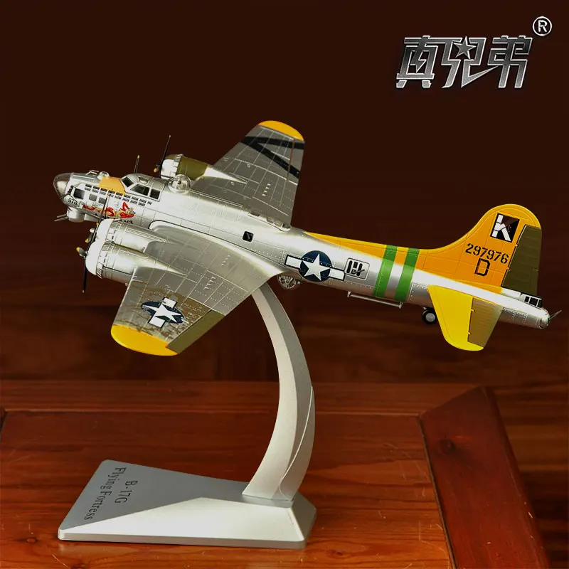 

1:72 WWII American B-17G Aircraft Simulation Model Alloy Ornaments