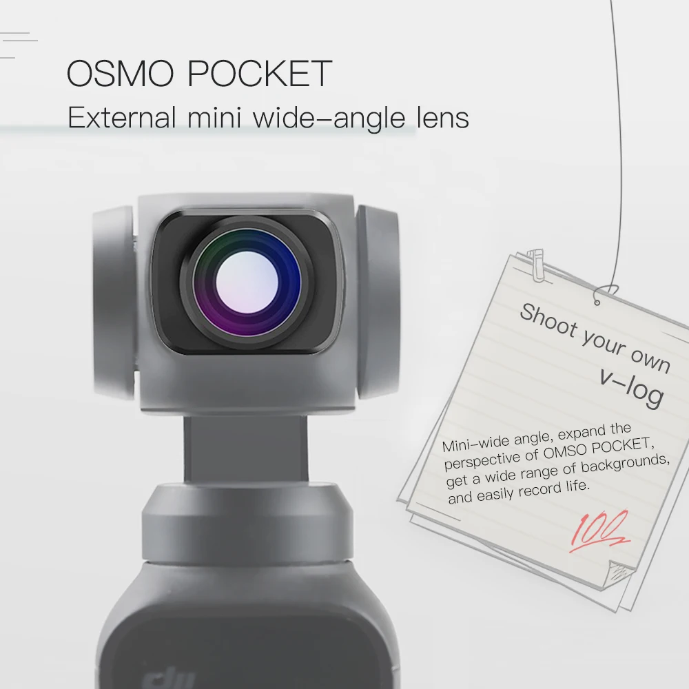 

Wide Angle Camera Lens For DJI OSMO Pocket Handheld Gimbal Wide Angel Filter Lens OSMO Pocket Camera Lens Filter Accessories