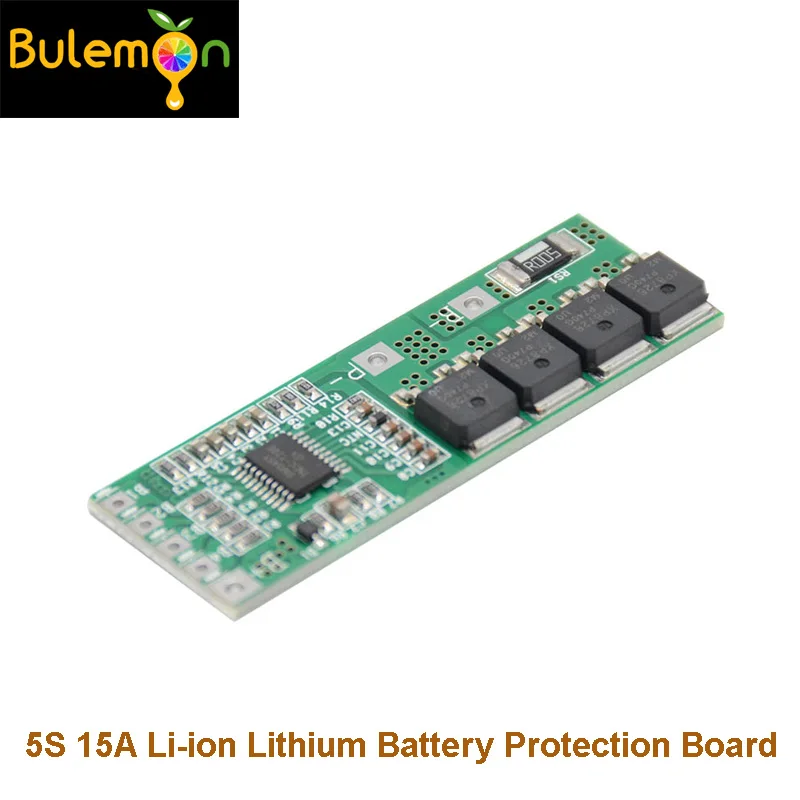 2 шт./лот 5S 15A литий ионный литиевый аккумулятор BMS 18650 зарядное устройство