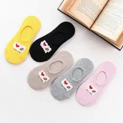 5 пар, новые носки для малышей на невидимые женские стильные хлопковые носки до лодыжки короткие носки туфли с застежкой на лодыжке женские