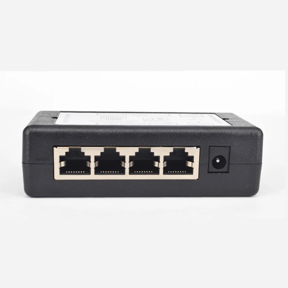 CTVMAN POE инжектор 4ch разветвитель Power Over Ethernet 4 порта разъемы IEEE802.3af/at адаптер питания