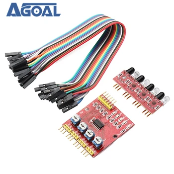

4 Channel Infrared Tracking Sensor Module IR Line Patrol For DIY Smart Car Free Shipping