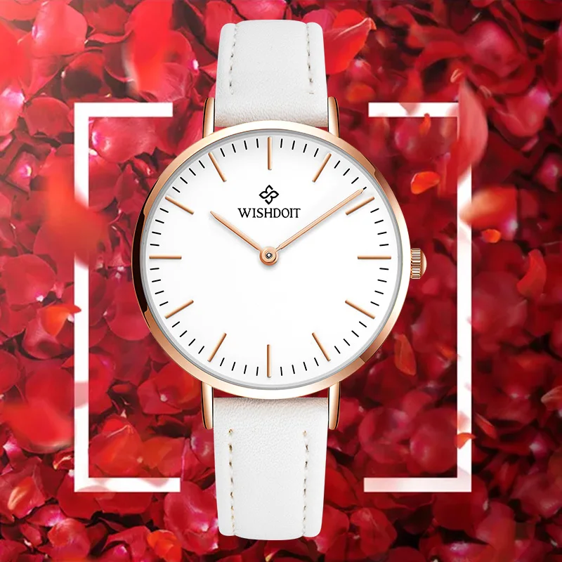 Relogio feminino Women Watch Top Brand Luxury WISHDOIT Ladies Stainless Steel Waterproof Quartz Watch ultra-thin Casual Watch Relogio feminino Women Watch Top Brand Luxury WISHDOIT Ladies Stainless Steel Waterproof Quartz Watch ultra-thin Casual Watch