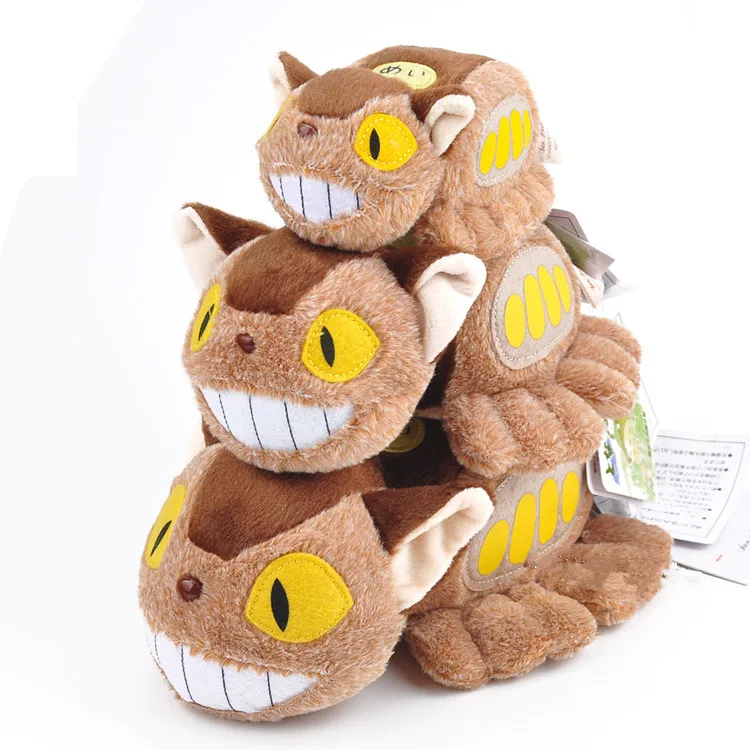 

3 Sizes Choice Popular 16CM 23CM 28CM My Neighbor Totoro Bus Totoro Plush Keychain Pendant Stuffe Bag Xmas Gift Backpack Toys