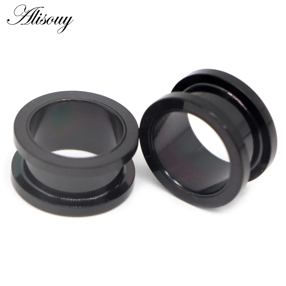 Vibrant Anodized Stainless Steel Ear Tunnel Expanders - Set of 2