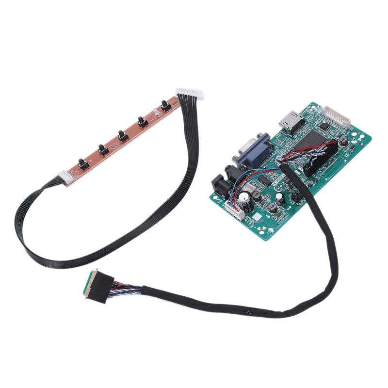 

30 Pins Hdmi Vga Input Controller Board Kit Lcd Edp Driver Board For 1080P B156Han01.1 Lp156Wf4 Raspberry Pi 3 Laptop Lcd Scre