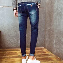 New 2017 spring autumn Cheap Hip hop pencil pants Skinny jeans men solid leg Slim fit Grey Denim Teenager biker jeans 28-34 New 2017 spring autumn Cheap Hip hop pencil pants Skinny jeans men solid leg Slim fit Grey Denim Teenager biker jeans 28-34