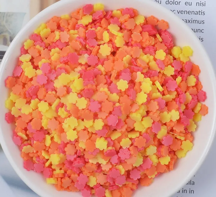 FLA 100g Slime Clay Fake Candy Sweets Sugar Sprinkle Decorations for Fake Cake Dessert Food Particles Decoration Toys 14