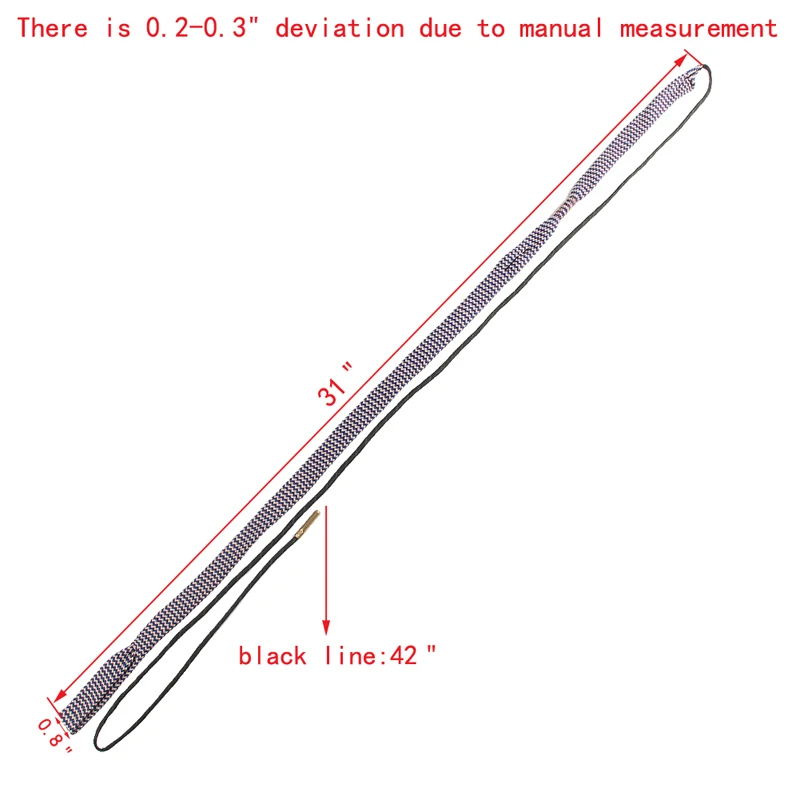 BoreSnake .338 Cal .340 Gun Cleaning Kit Rifle Barrel Cleaner Pistol Cleaning Brush Hunting Accessories RL37-0035-G14-4