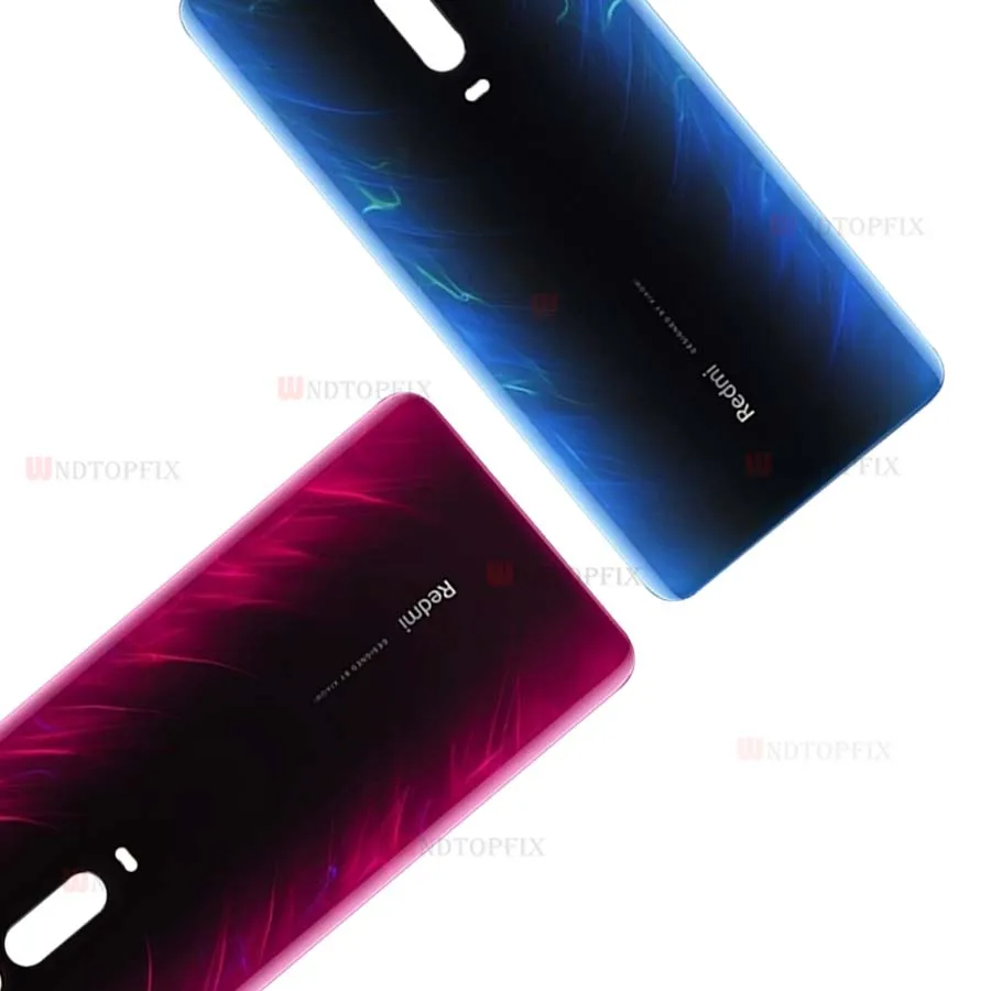 Чехол для батареи Red mi K20 Pro, Задняя стеклянная панель, чехол для задней двери для Xiaomi mi 9T Pro, чехол для батареи, задняя крышка с линзой