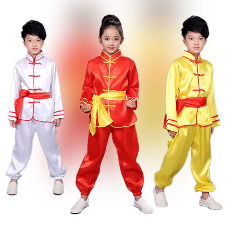 Chinese hanfu boys girls Chinese kung fu set han fu boys girls 100/% Cotton Chinese toddler hanfu set